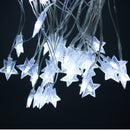 Cordão Pisca Pisca Led Rede com Estrela 120L 3,5M x 50CM 8 Modos 110V Natal Casamentos Festas