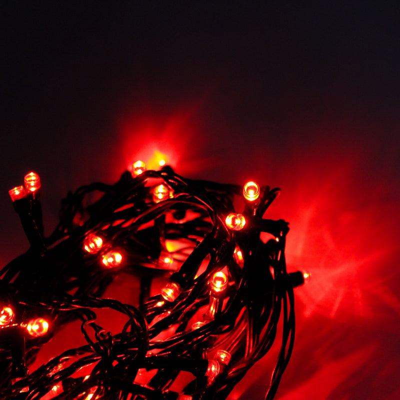 Cordão Pisca Pisca Led 50 Lampadas 5M Formato Pequena Gota 8 Modos 110V Tomada Decoração Natal