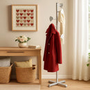 Mancebo Cabideiro de Chão 8 Ganchos Metal Moderno para Casaco Chapéu Bolsa