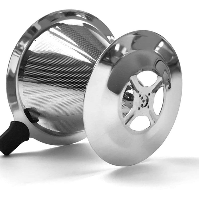Coador De Café Pour Over Aço Inox - Não Precisa De Filtro! - Presente Park