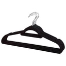 Kit 30 Cabides de Veludo Slim Adulto Antideslizante Ultrafino para Roupas Camisas Calças Vestido