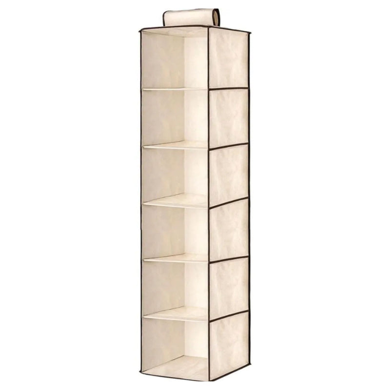 Sapateira Organizador de Armário 6 Divisórias Dobrável Multiuso para Sapatos Calçados Tênis