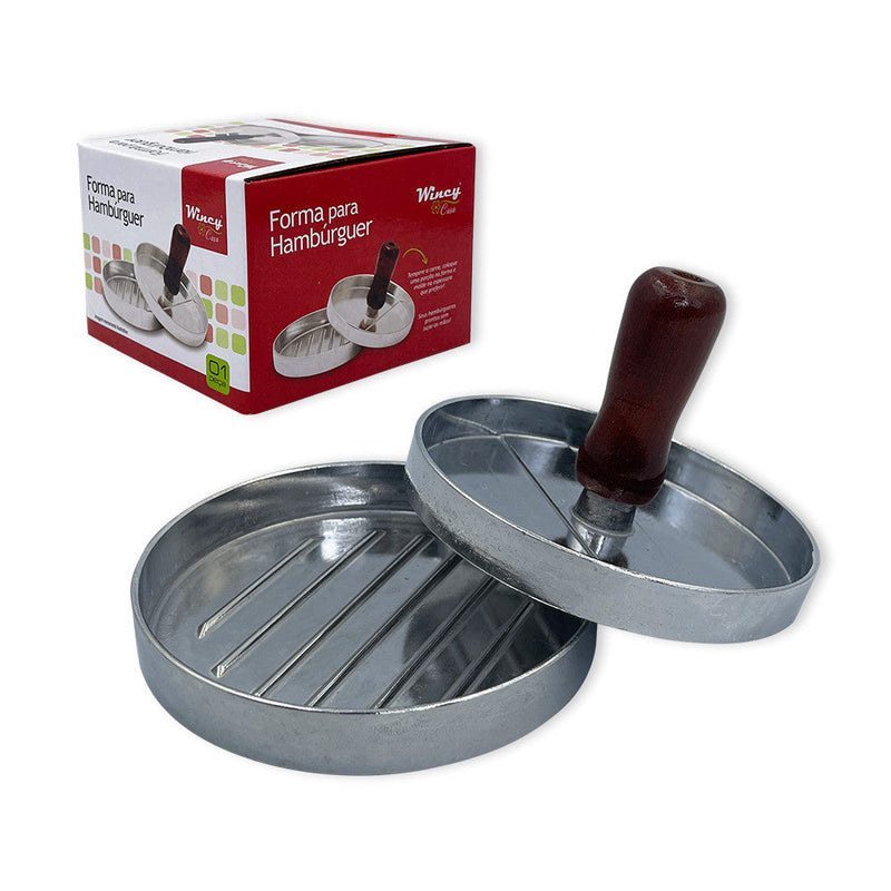 Molde Forma Para Hambúrguer Caseiro Artesanal 12 Cm - Presente Park