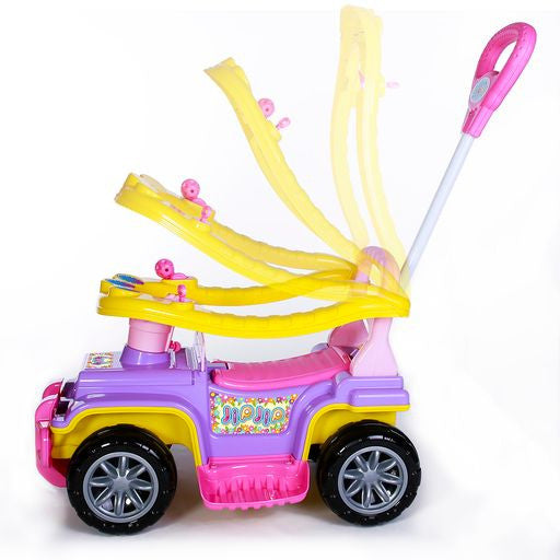 Carrinho De Passeio Infantil Com Empurrador Bebe Jip Jip Menina - Presente Park