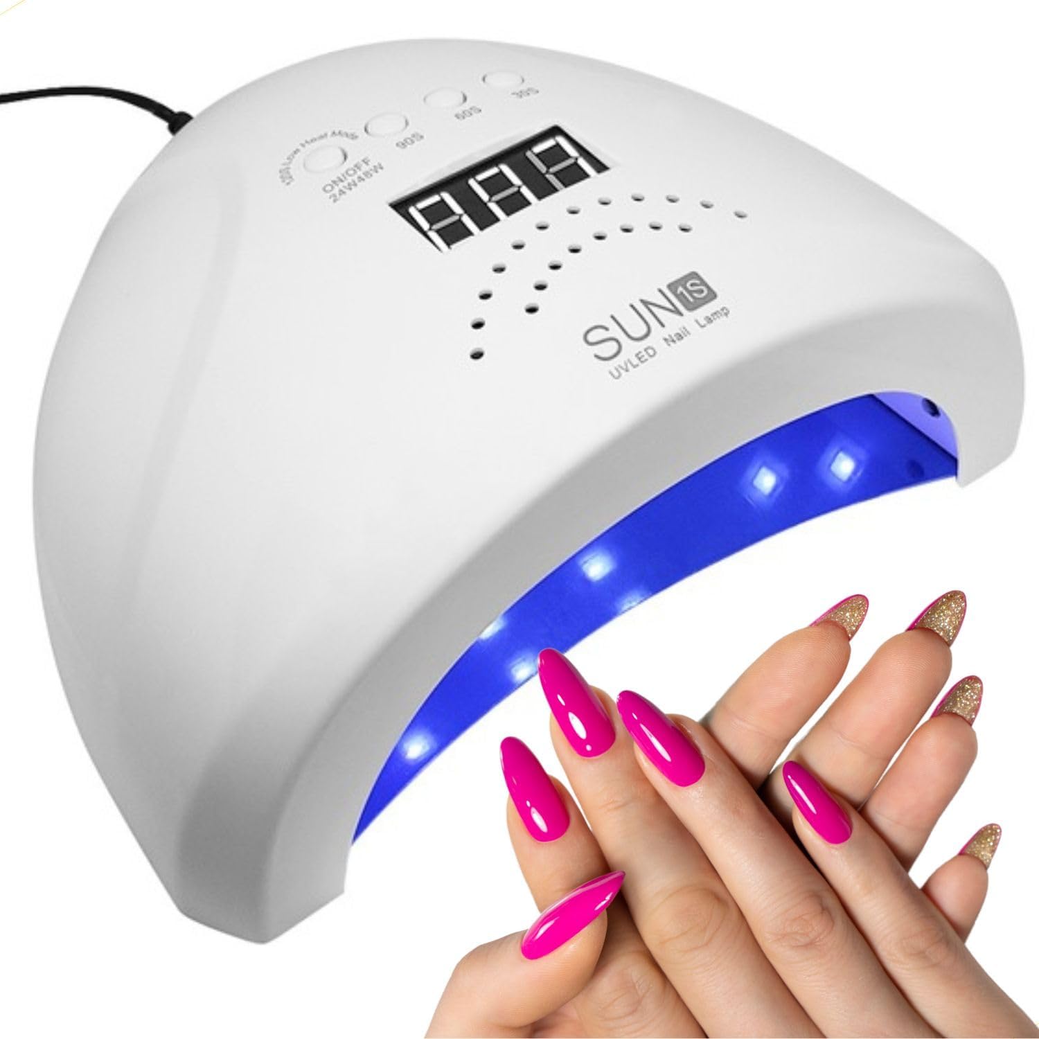 15339339350 cabine led uv unha acrigel gel fibra sun 48w 30 leds bivolt 1.jpg