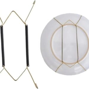 15339344008 suporte gancho com mola para pendurar pratos decorativos na parede em arame de aco 4 garras me.jpg