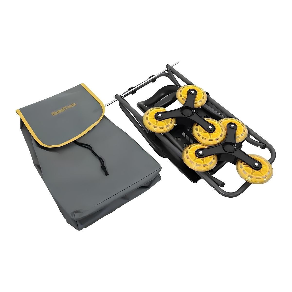 Carrinho de Carga 3 Rodas 40Kg Sobe Escadas - Imagem 4