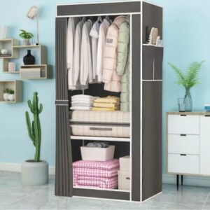 Guarda Roupa Dobrável Mini Organizador de Roupas Solteiro Portátil Multiuso Desmontável