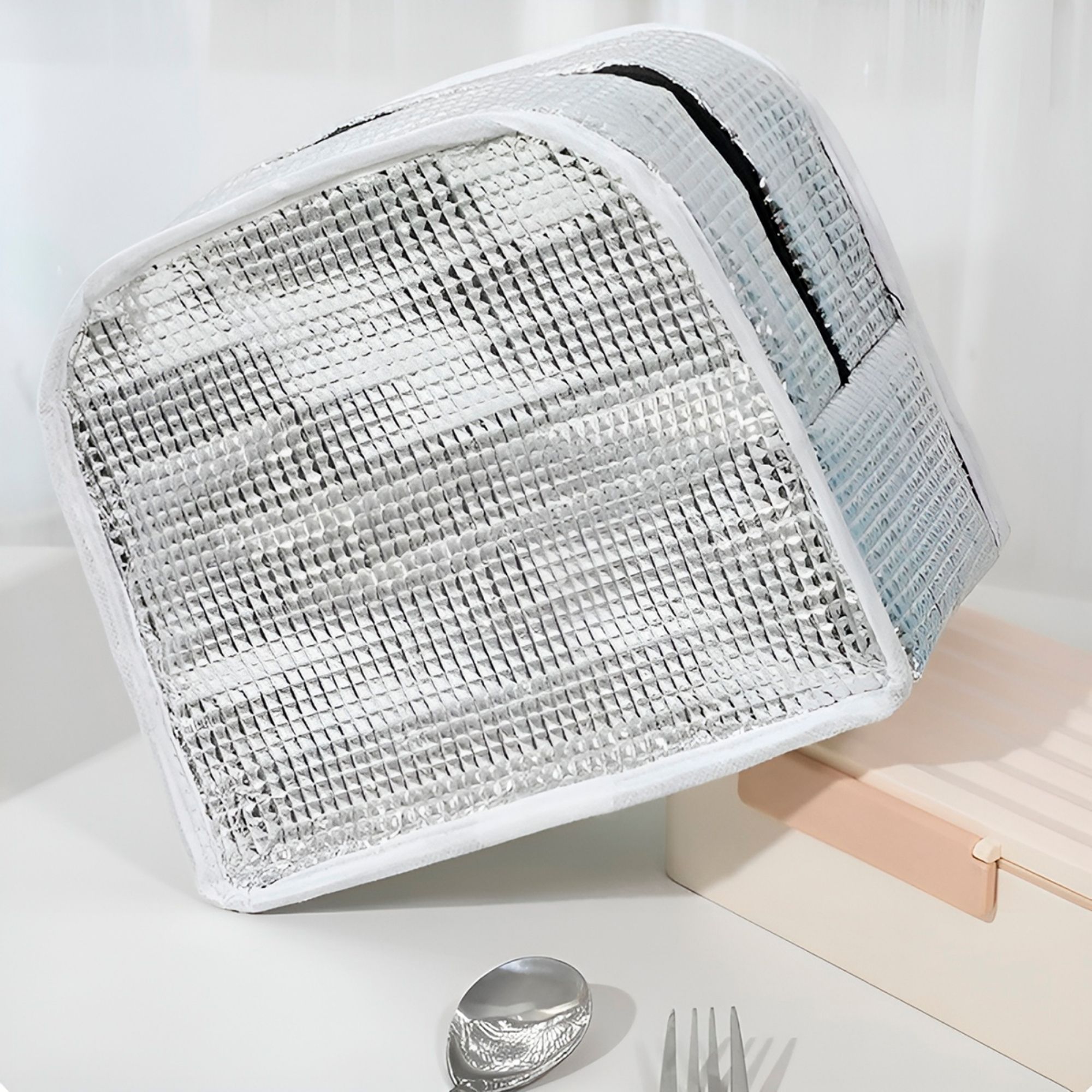 Bolsa Térmica Portátil Lancheira Marmita Infantil de Mão para Viagem Piquenique - Imagem 6