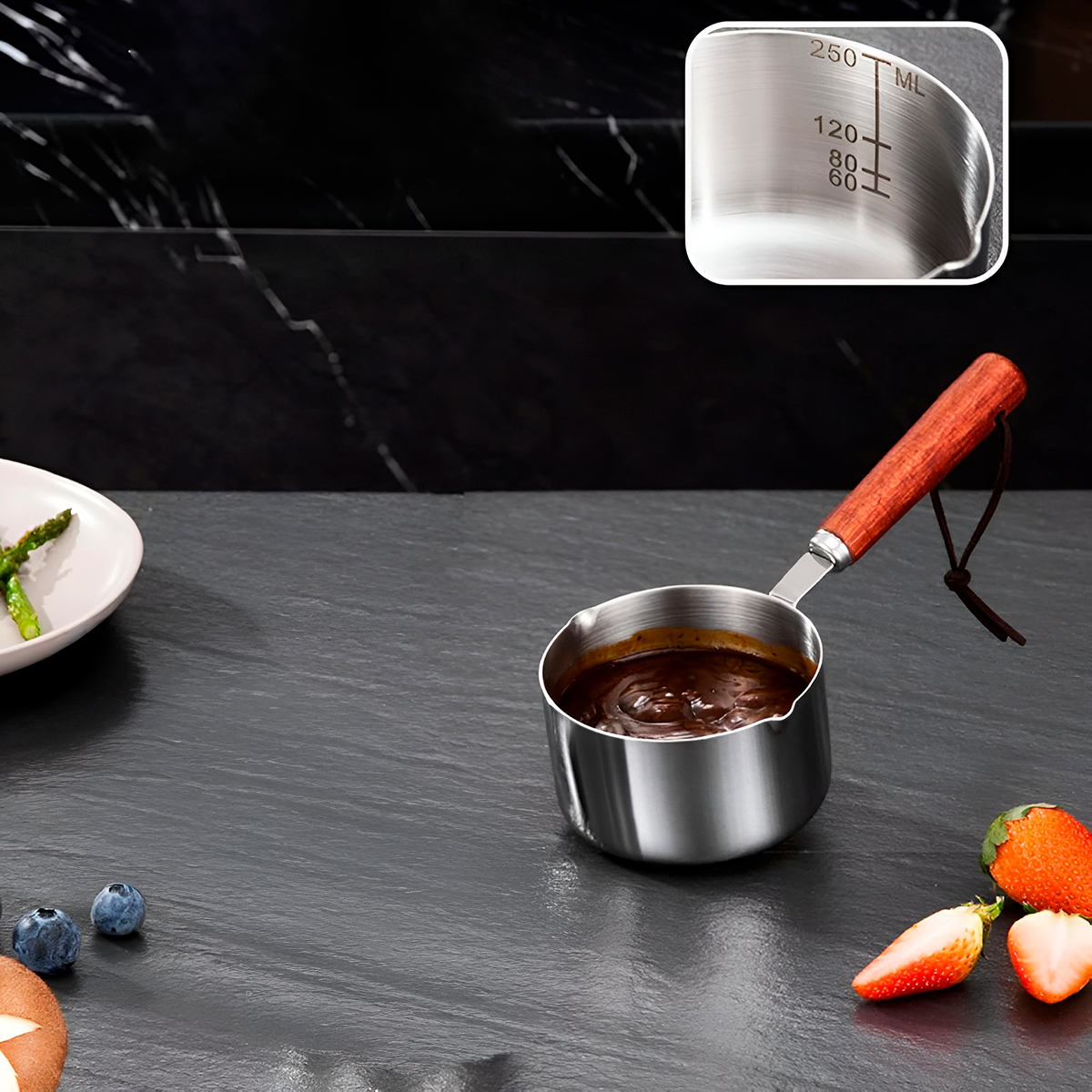 Mini Panela Aço Inoxidável Multifuncional Utensílio - Imagem 4