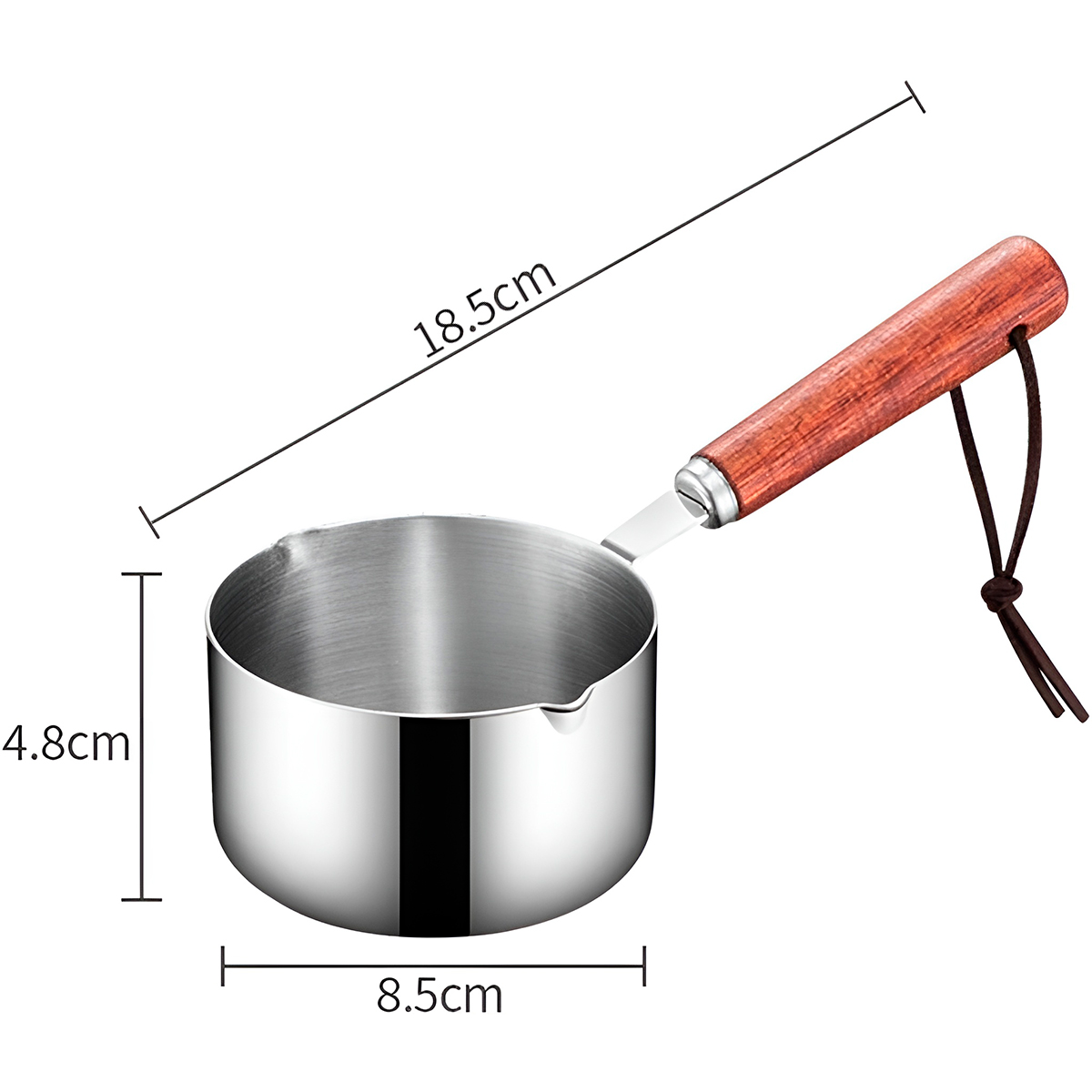 Mini Panela Aço Inoxidável Multifuncional Utensílio - Imagem 5