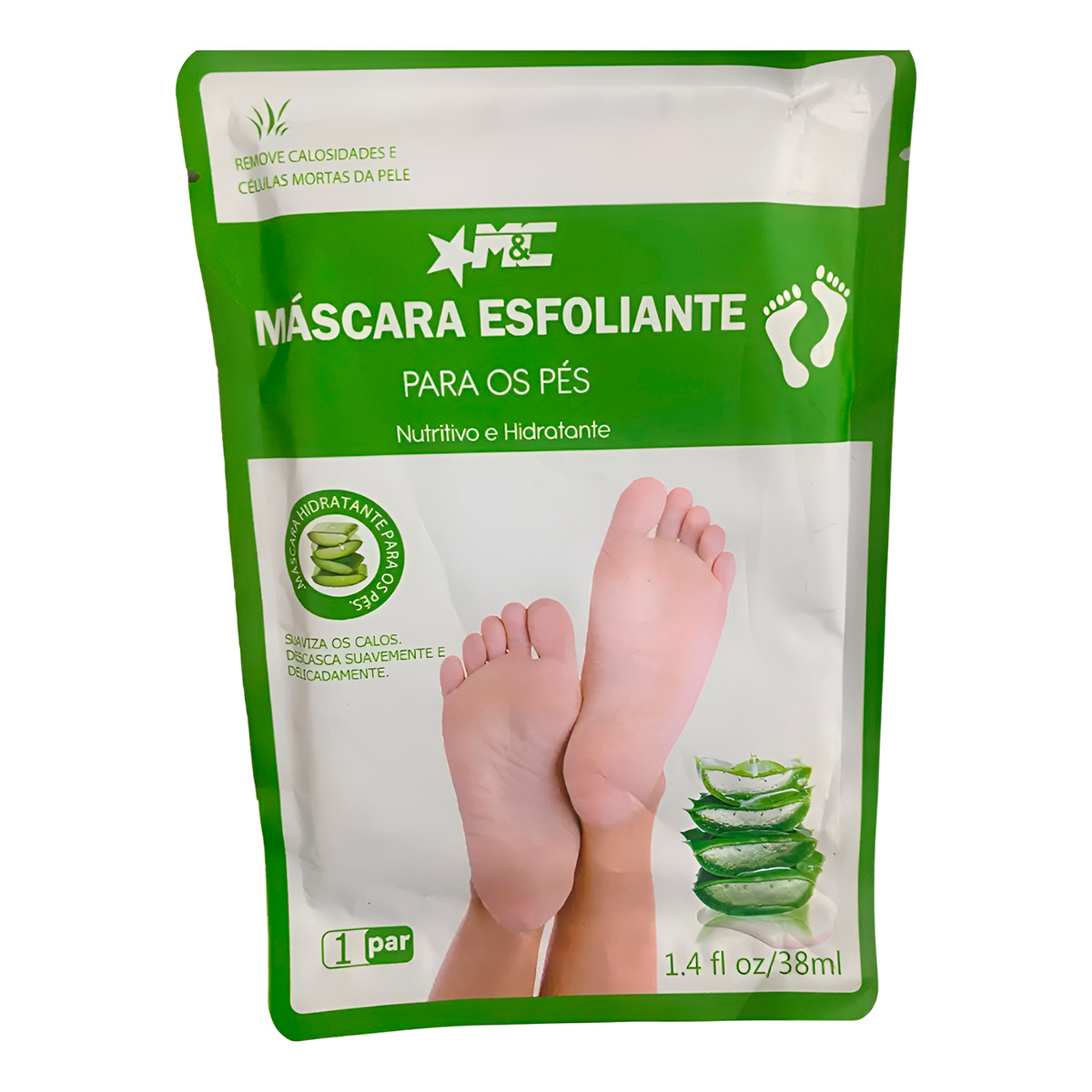Máscara Esfoliante Pé Tratamento Aloe Vera Nutritivo Hidratante - Imagem 5