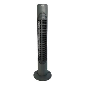 Ventilador de Torre 3 Níveis de Velocidade 110V 50W Silencioso Potente Preto