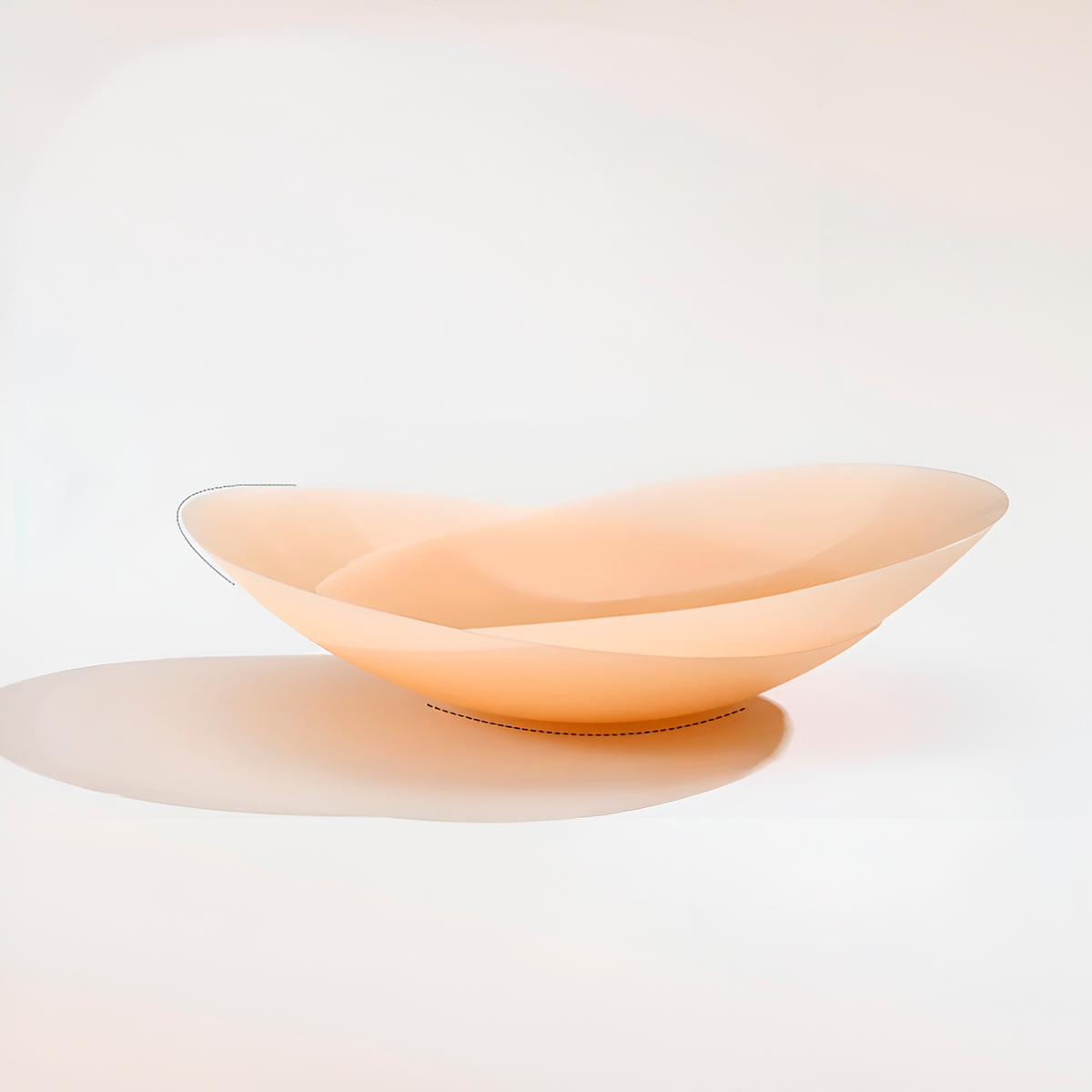 Protetor Seios Sutiã Silicone Adesivo Discreto Bege - Imagem 4