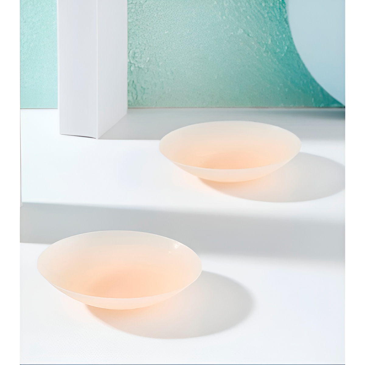 Protetor Seios Sutiã Silicone Adesivo Discreto Bege - Imagem 5