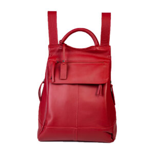 Mochila de Couro Legítimo Modelo Malu Resistente Confortável Modelo:Marsala