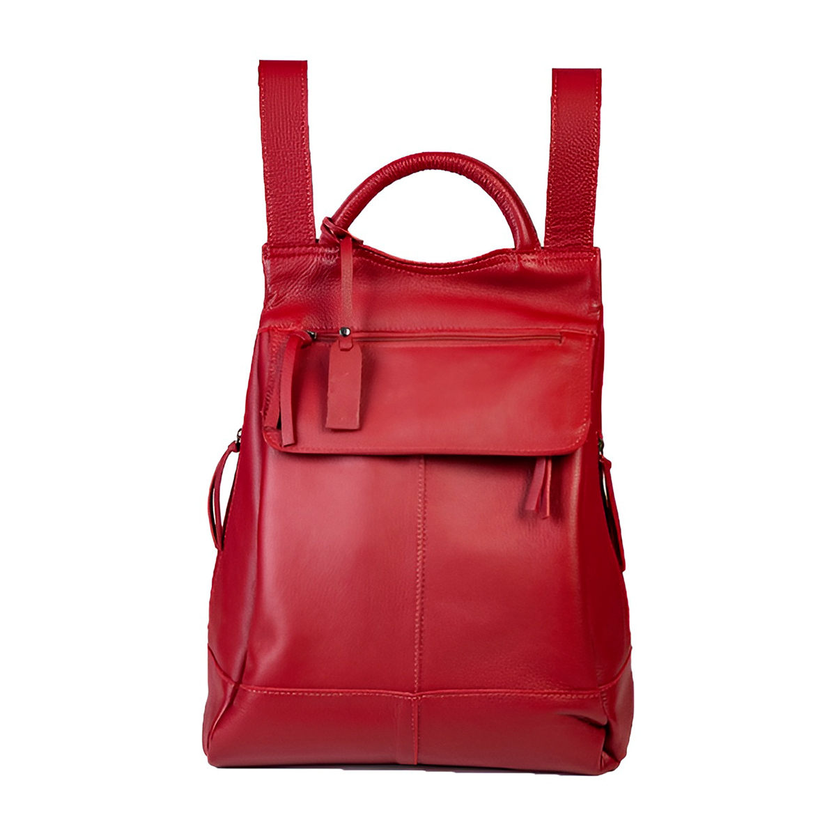 Mochila de Couro Legítimo Modelo Malu Resistente Confortável Modelo:Marsala