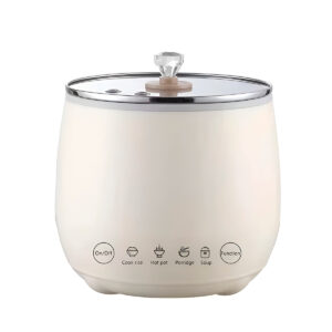 Panela Elétrica de Arroz 220V 1,8L 350W Branca Antiaderente Multifuncional