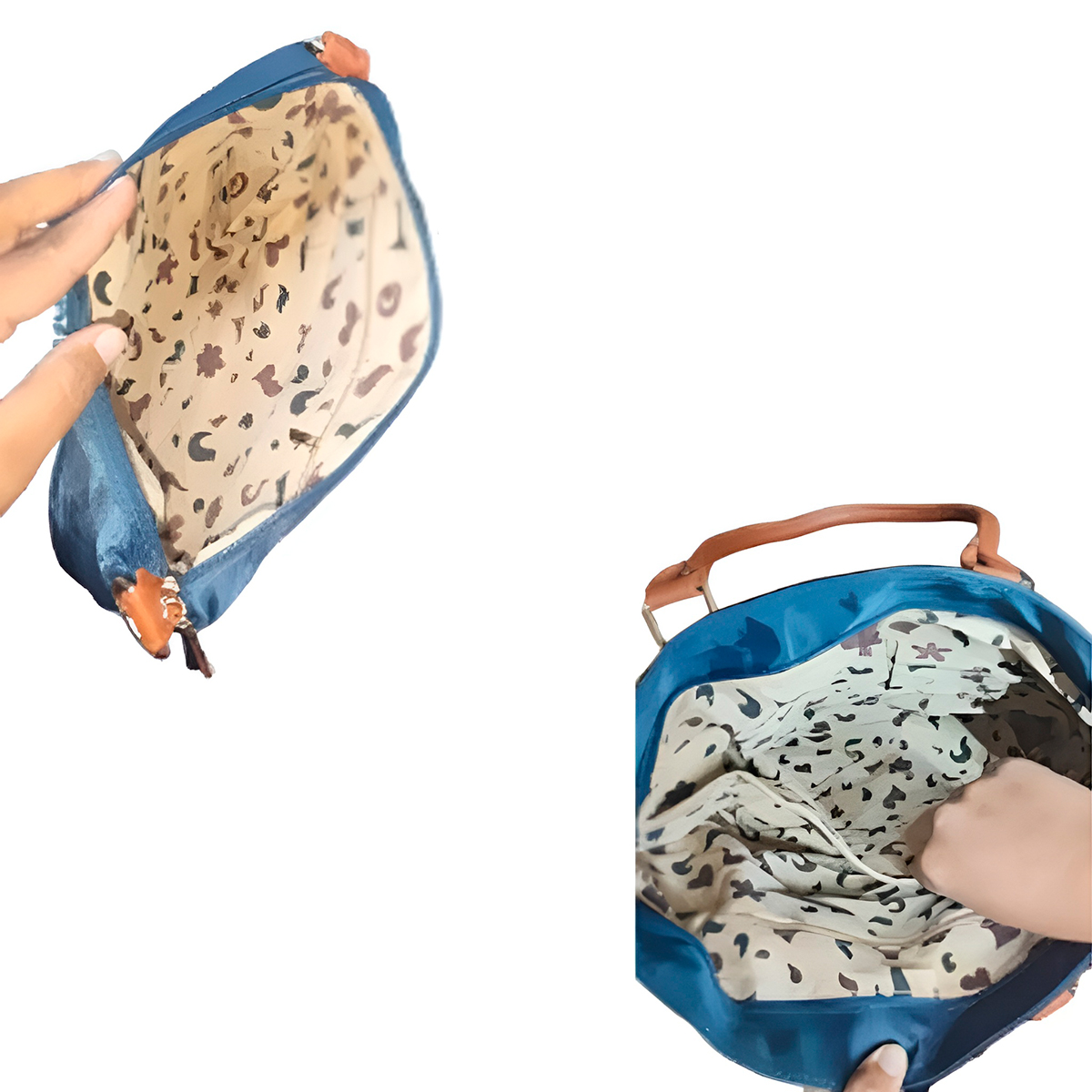 Conjunto 2 Bolsas Tiracolo Bolsa Média Alça Estilo Modelo:Preto - Imagem 3