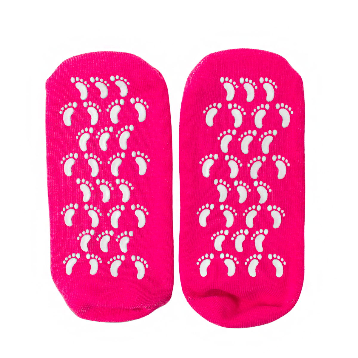 Par Meias Hidratante Gel Silicone Tratamento Suave Macia Reutilizável Cor:Azul - Imagem 5