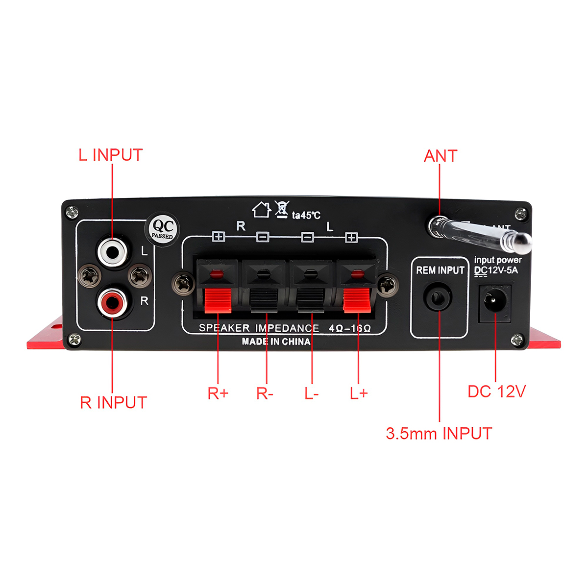 Amplificador Estéreo Speaker Hi-Fi Som Qualidade - Imagem 7