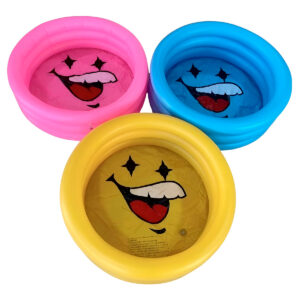 Piscina Inflável Redonda Carinha Feliz Infantil 90 Litros