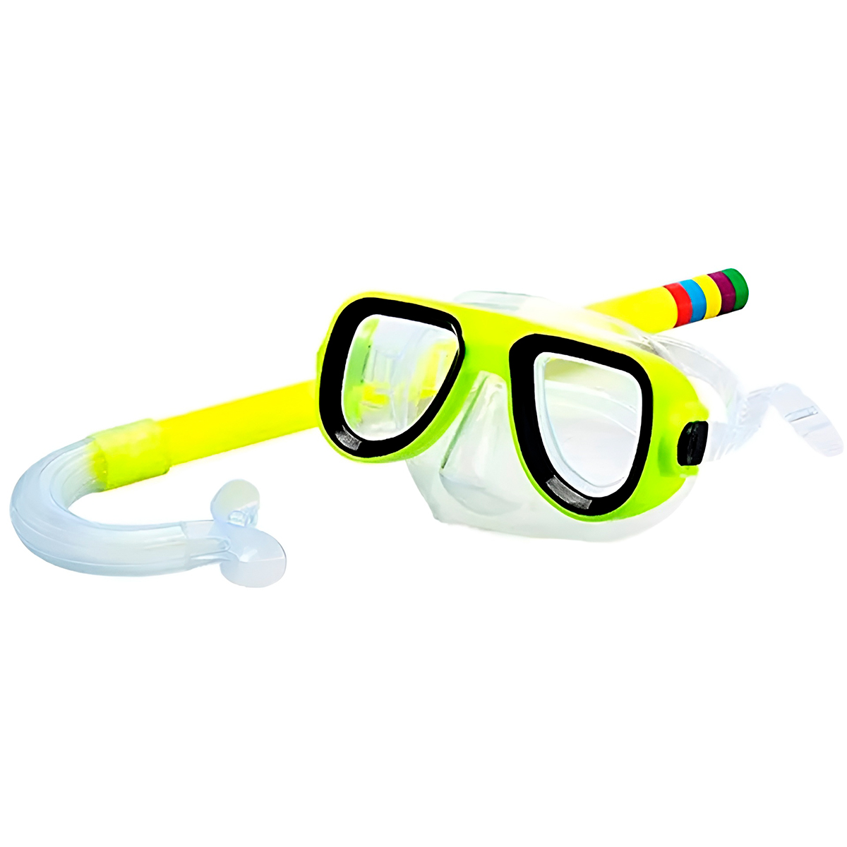Kit Mergulho Máscara Snorkel Infantil Verão Piscina - Imagem 6