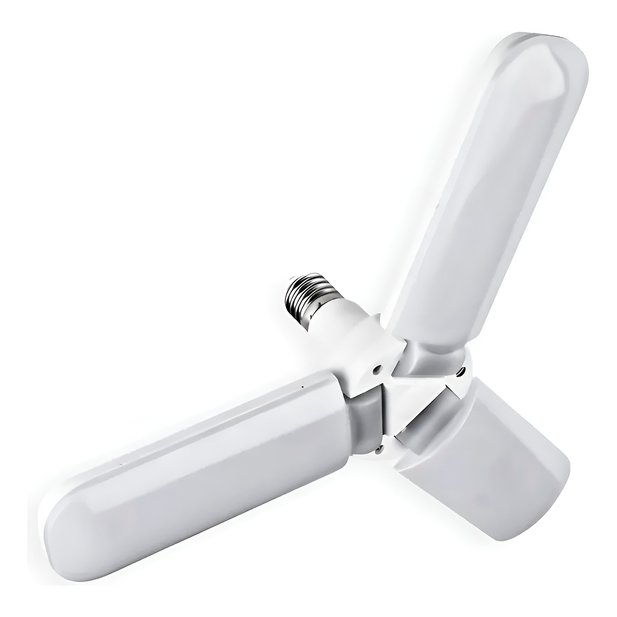 Lâmpada LED 3 Pétalas Ajustável Branca Abajur Casa