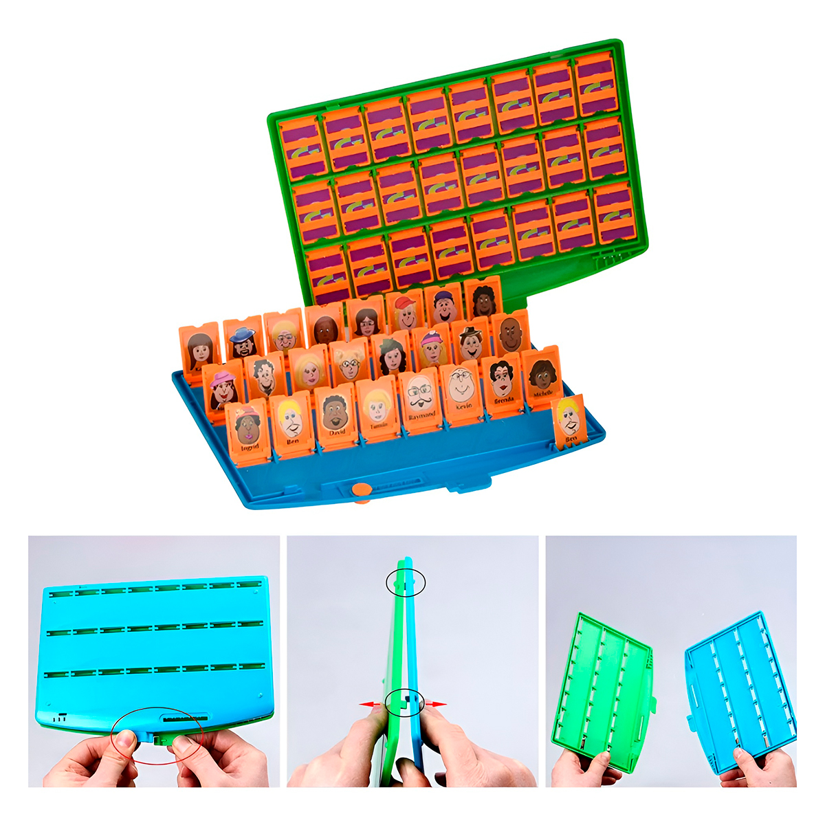 Jogo Quem Sou Eu Tabuleiro Diversão Interativo Criança - Imagem 6