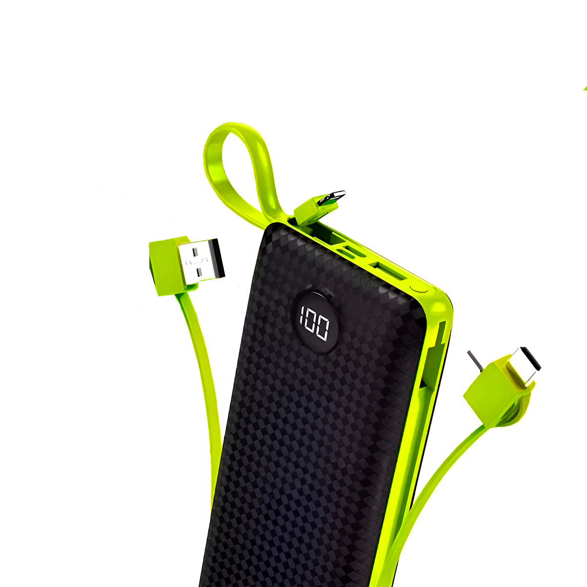 Power Bank 20000 Carregador Portátil Potente 3 em 1 - Imagem 2