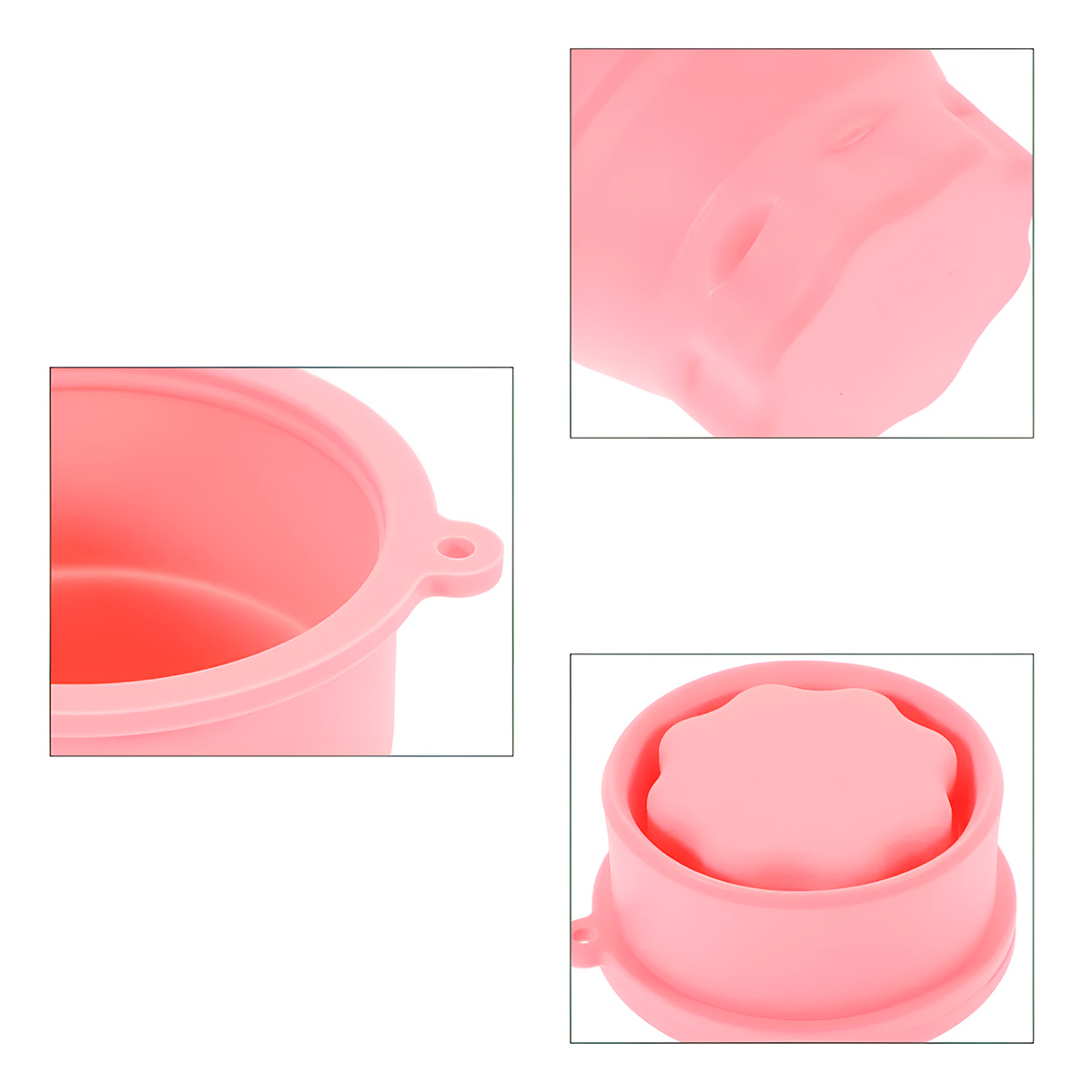 Limpador Organizador Pincéis Silicone Retrátil Limpeza Modelo:Verde - Imagem 2