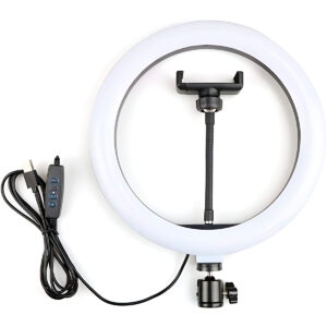 Ring Light  Aro 10 Polegadas com Suporte LED Luz Foto Vídeo