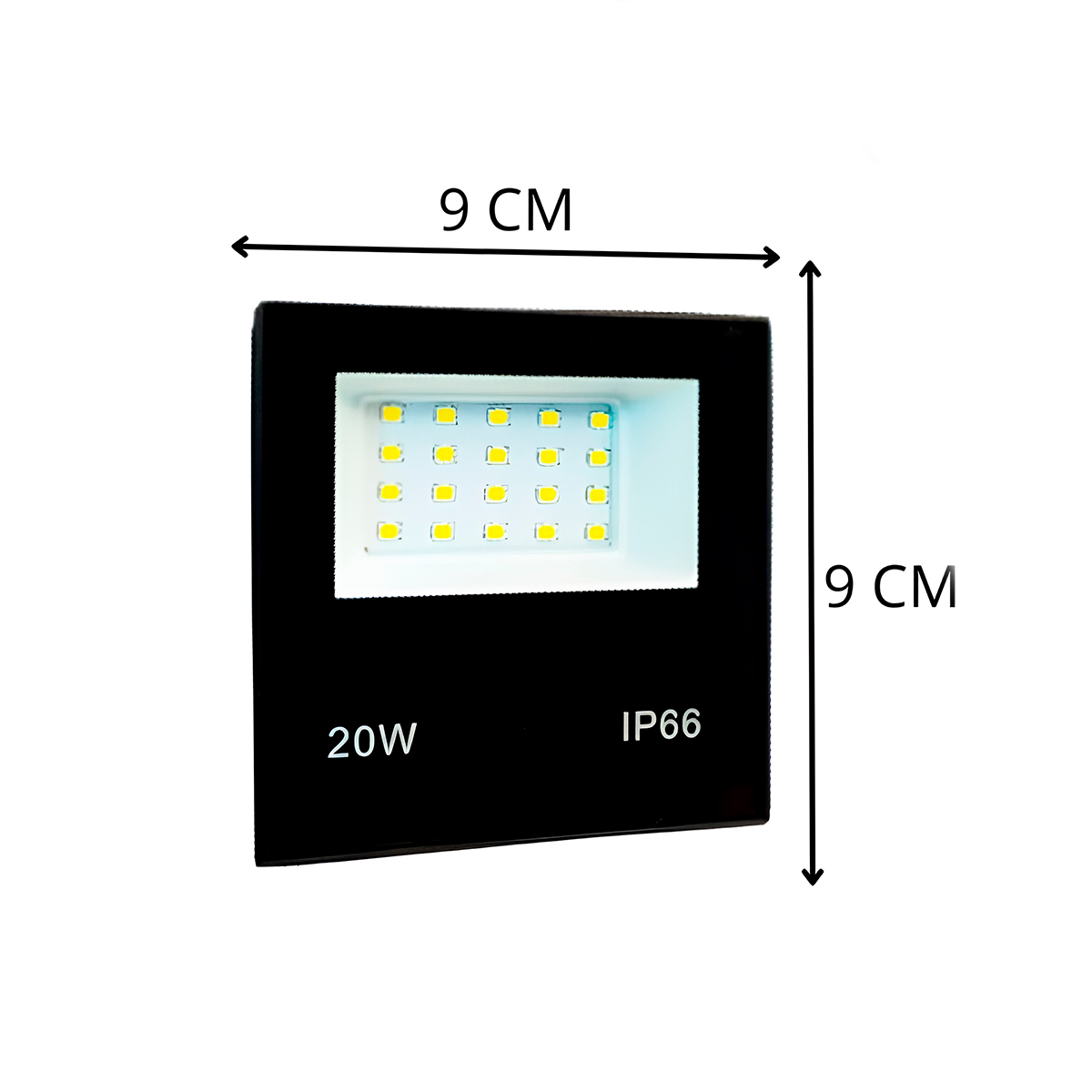 Holofote Refletor LED Slim 20W Bivolt Iluminação Luz - Imagem 3