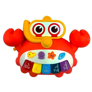 Brinquedo Caranguejo Piano Musical Interativo Infantil