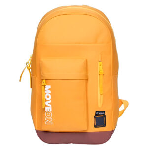 Mochila Bolsa Unissex Casual Resistente para Notebook até 17" Escolar Trabalho Viagem Amarelo
