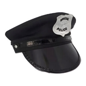 Chapéu Boina Quepe Temático Fantasia Carnaval Festa Estilo do Chapéu:Polícia