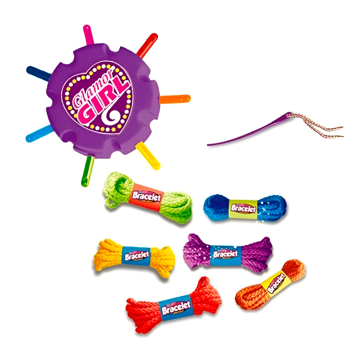 Kit Bracelete Pulseiras Coloridas Acessório Montar DIY