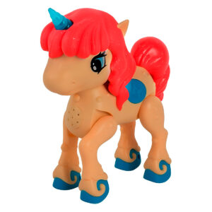 Brinquedo Bebê Unicórnio Com Luz E Som Diversão Brincadeira Cor:Vermelho