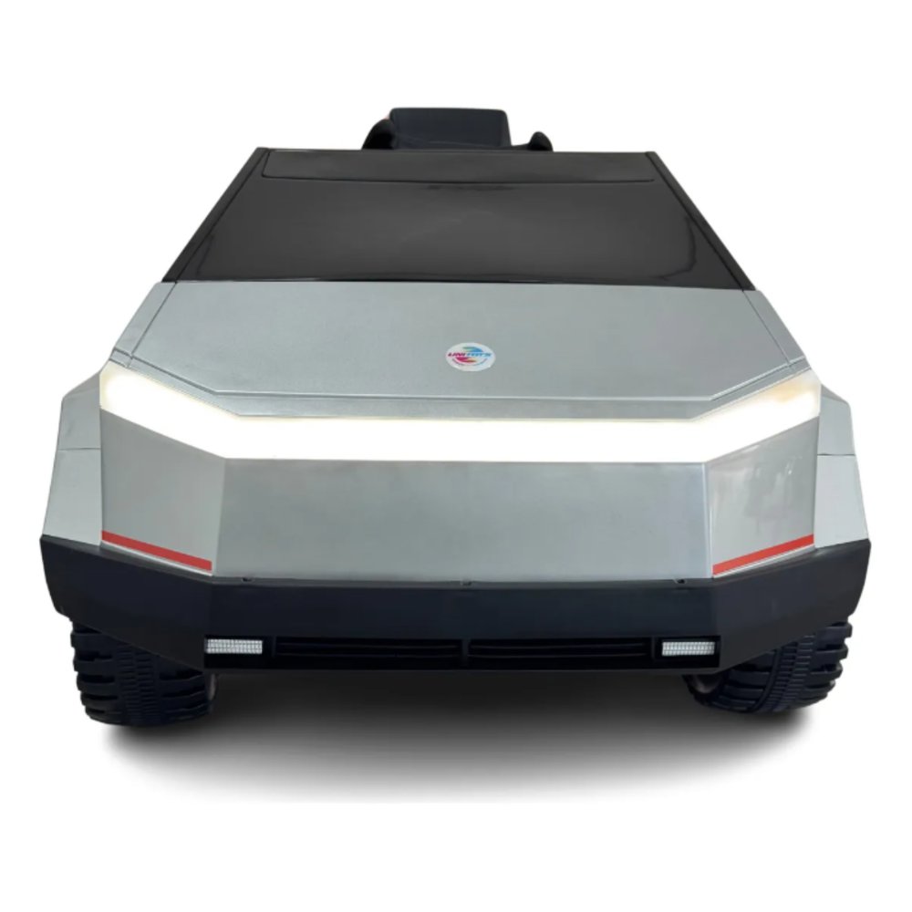 Carro Elétrico Infantil Super Truck Futurista 12V - Cinza