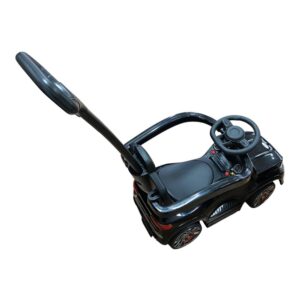 Carrinho Elétrico Infantil com Empurrador  - Preto