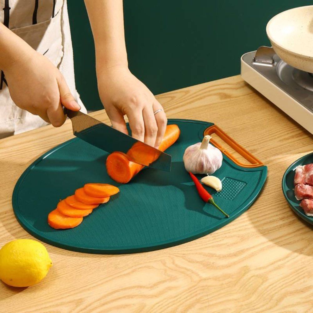 Tábua de Corte Redonda com Ralador - Verde - Imagem 3