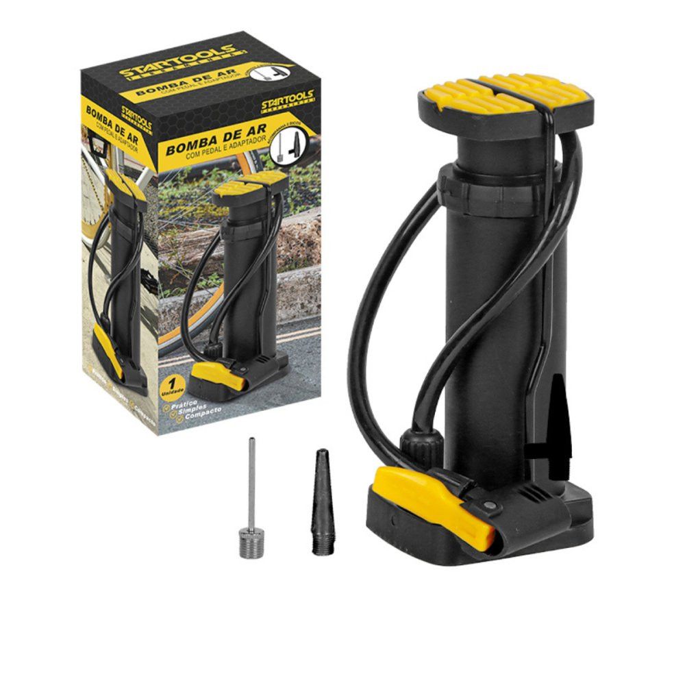 Bomba de Ar com Pedal e Adaptador