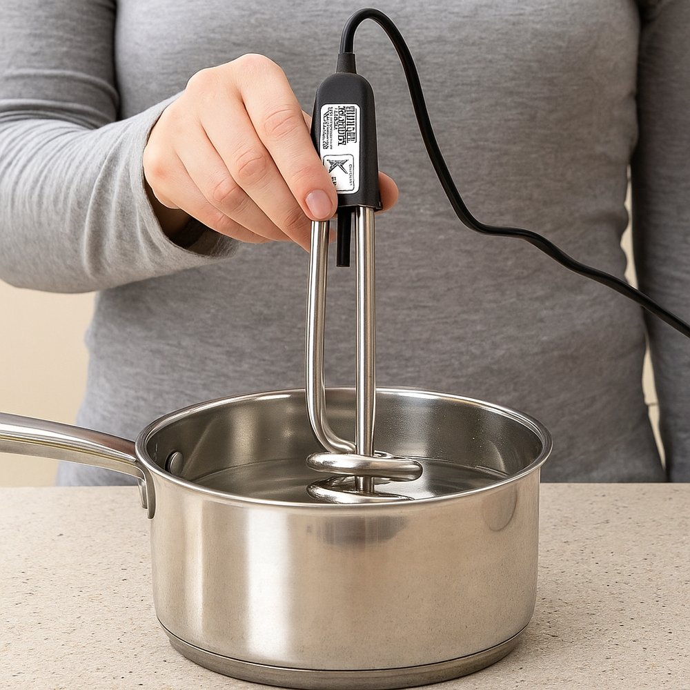 Ebulidor Elétrico Ferve Água Rápido 500W- 127V - Imagem 4