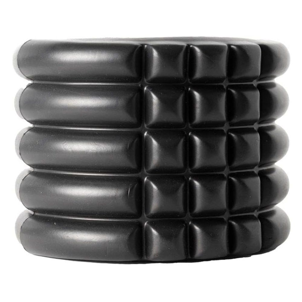 Mini Rolo de Liberação Miofascial Com Ranhuras - Preto e Laranja - Imagem 3