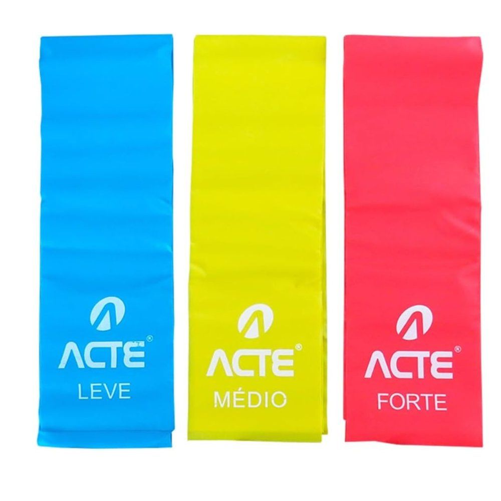 Kit 3 Mini Faixa Elástica + 3 Faixa Elástica Com 3 Intensidades - Imagem 6