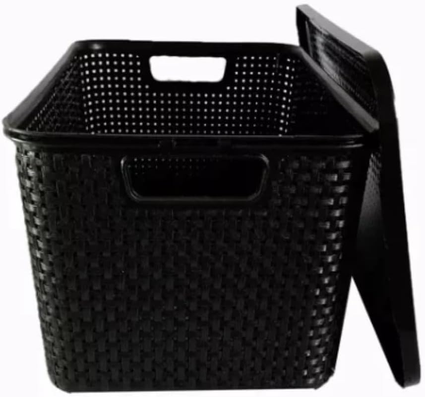 15398628452 caixa cesta organizadora pequena 15 litros empilhavel com tampa preto 4 5.jpg