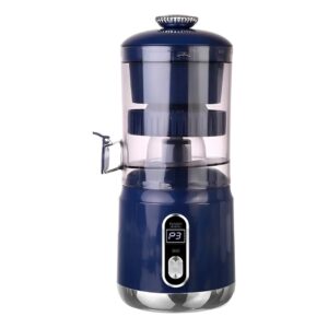 Espremedor de Frutas Laranja Elétrico 125W 850ml Extrator Portátil Bivolt Recarregável via USB Azul