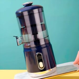 Espremedor de Frutas Laranja Elétrico 125W 850ml Extrator Portátil Bivolt Recarregável via USB Rosa