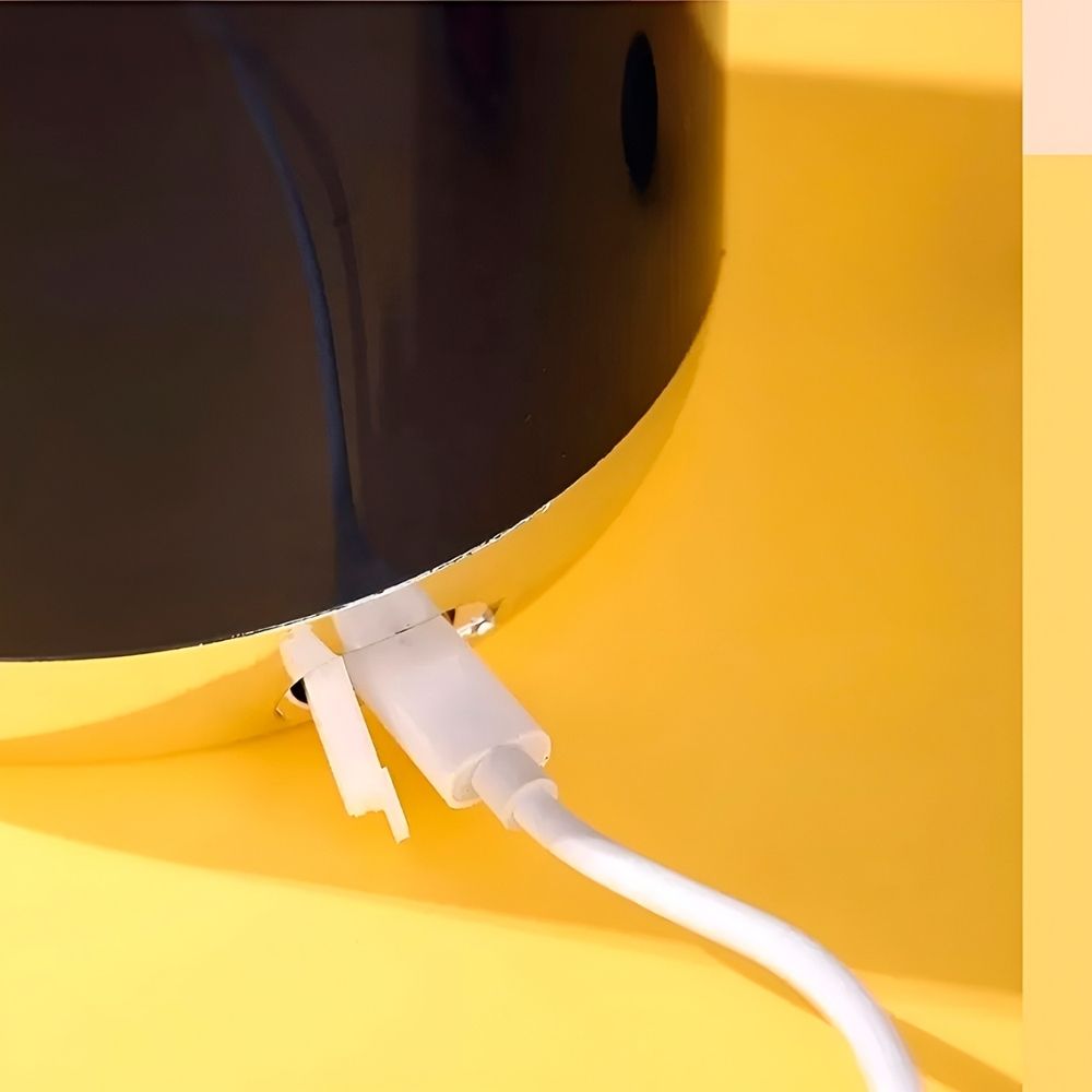 Espremedor de Frutas Laranja Elétrico 125W 850ml Extrator Portátil Bivolt Recarregável via USB Rosa - Imagem 3