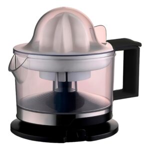 Espremedor de Frutas Elétrico 110V 100W 850ml Preto Extrator Suco Laranja Limão com Cone Duplo